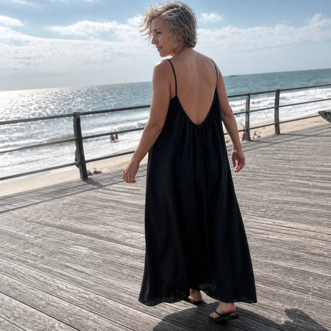 Amara - Flattering Backless Cami Dress