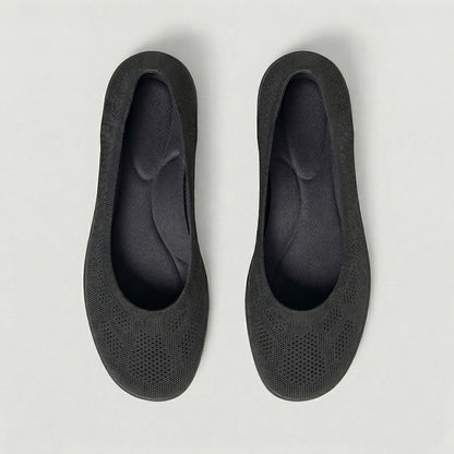 Monroe Ultra Comfortable Knit Ballet Flats