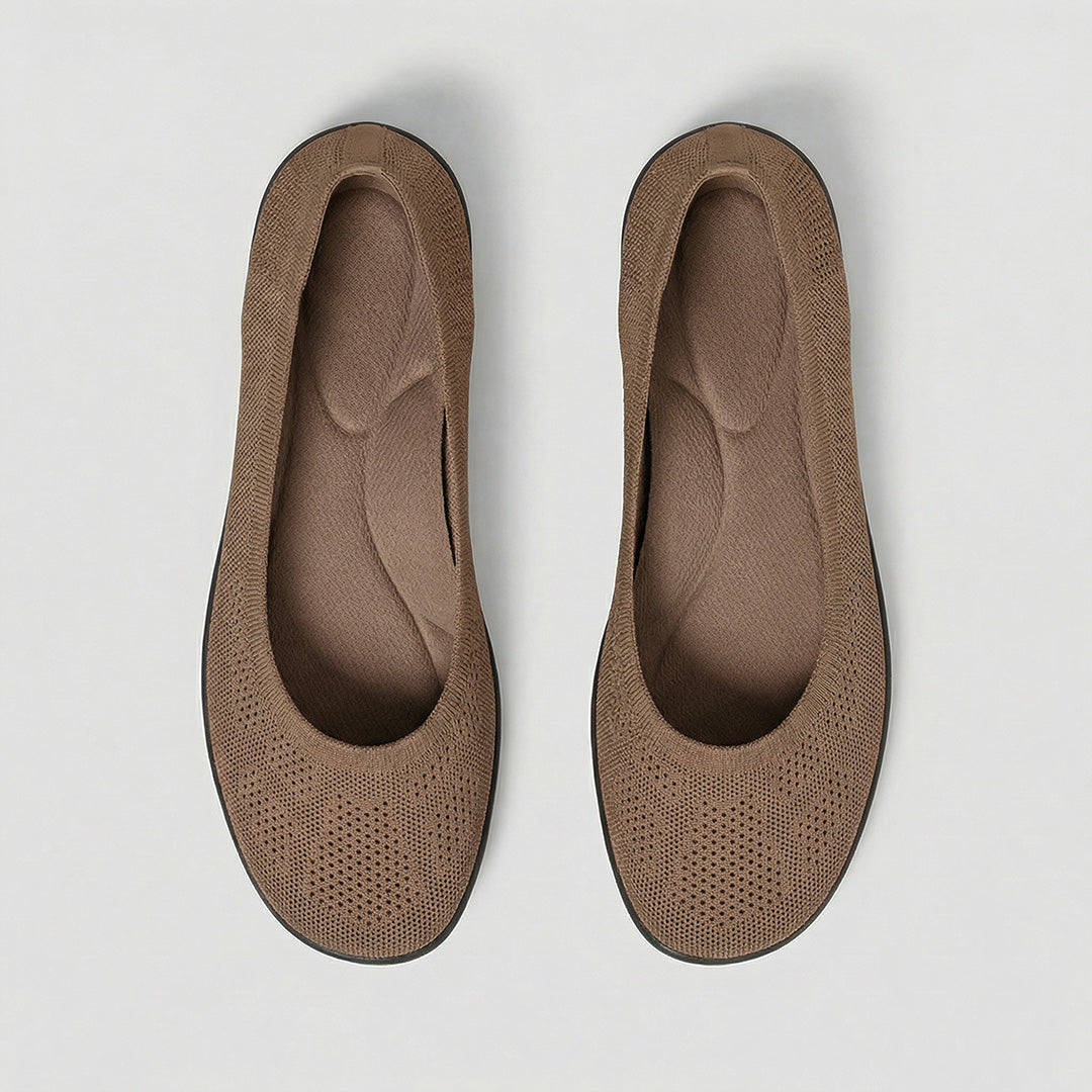 Monroe Ultra Comfortable Knit Ballet Flats