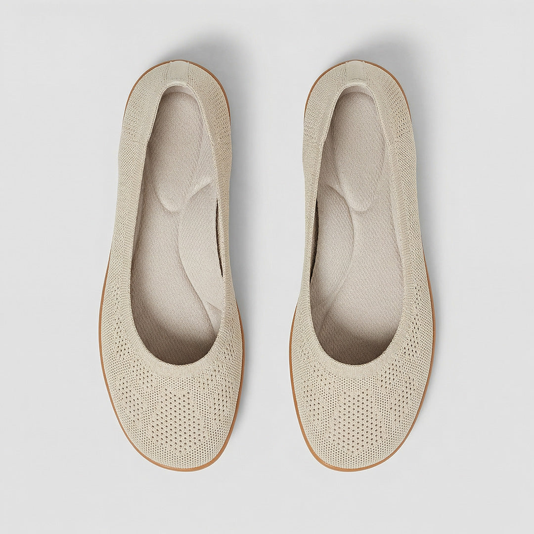 Monroe Ultra Comfortable Knit Ballet Flats