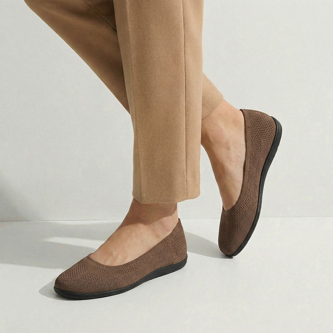 Monroe Ultra Comfortable Knit Ballet Flats