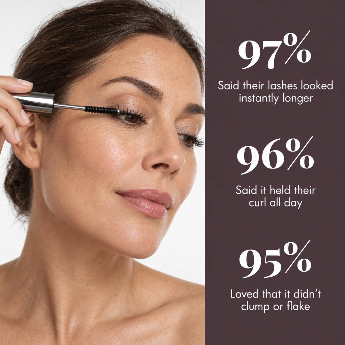 Korean Peptide Mascara for Mature Lashes