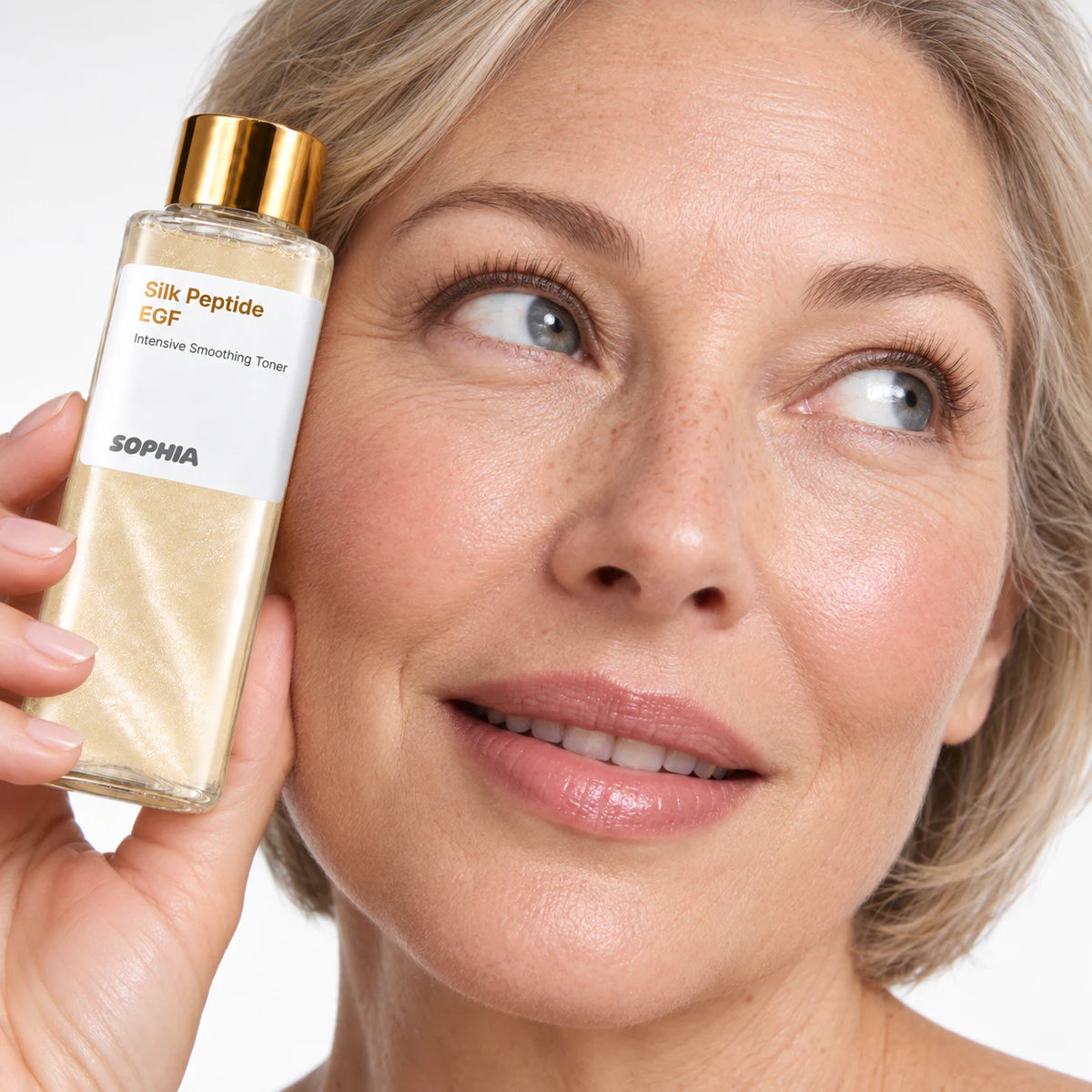 Silk Peptide EGF Toner for Mature Skin